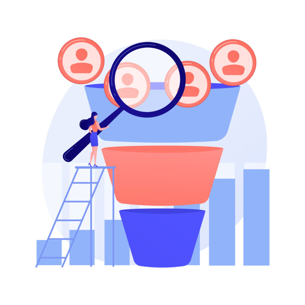 difference between sales funnel and marketing funnel